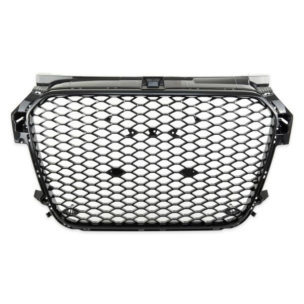 Kühlergrill Waben Grill Schwarz hochglanz Sport passend für Audi A1 8X 2010-2015