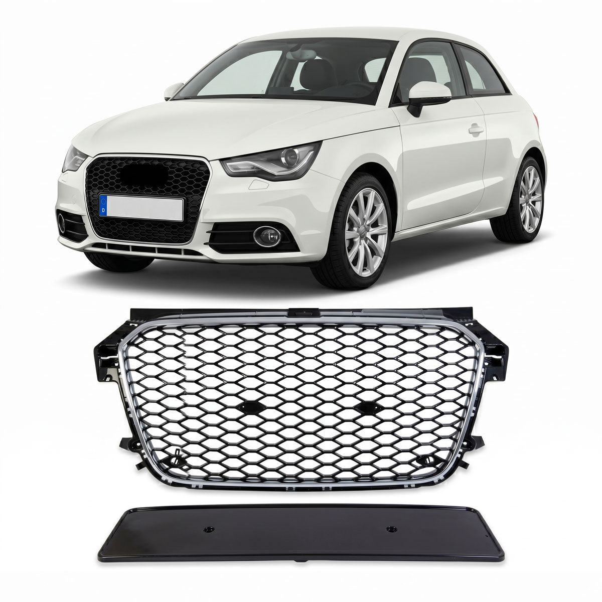 Front Grille Chrome passend für Audi A1 8X 2010-2014 – Bild 1