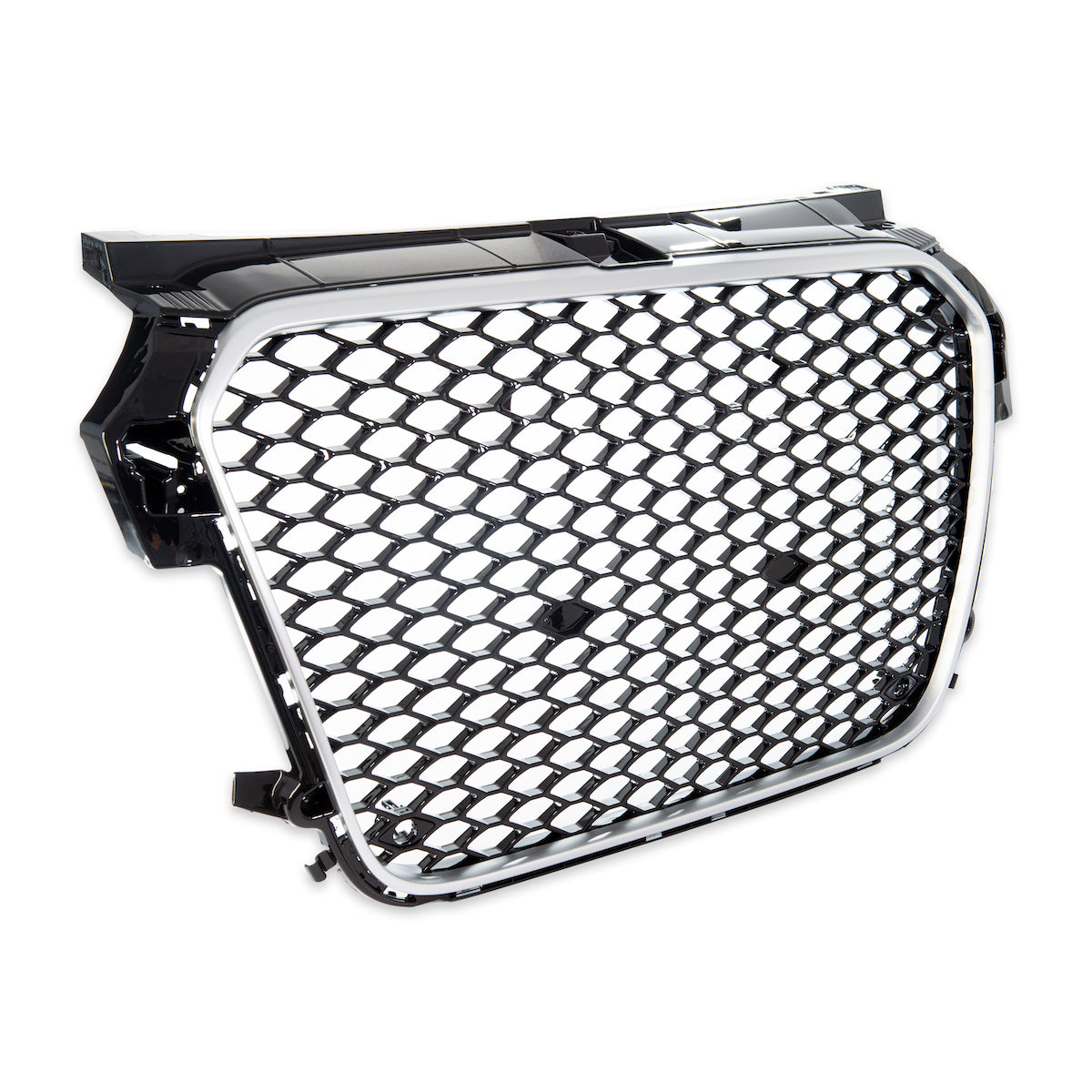 Front Grille Silver & Gloss Black passend für Audi A1 8X 2010-2015 – Bild 4