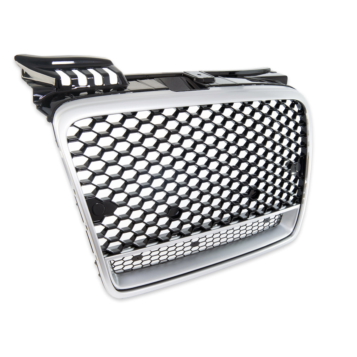 Front Grille Silver passend für Audi A4 B7 8E Sedan Avant 2004-2007 – Bild 5