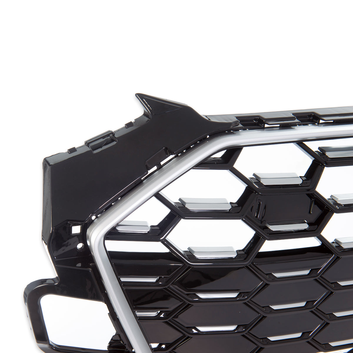 Front Grille Silver passend für Audi A4 B9 8W Facelift 2020-2024 – Bild 3