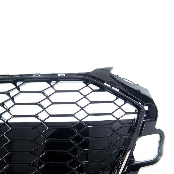 Wabengrill Kühlergrill Schwarz Glanz passend für Audi A4 B9 Facelift ab 2019 nicht RS4