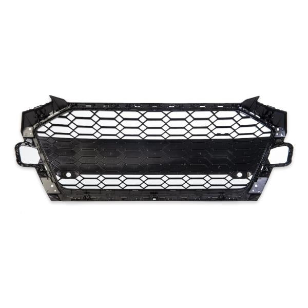 Wabengrill Kühlergrill Schwarz Glanz passend für Audi A4 B9 Facelift ab 2019 nicht RS4