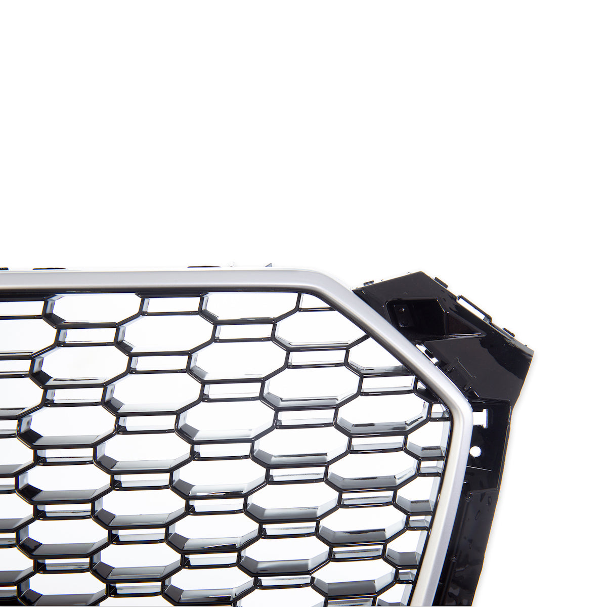 Silver & Gloss Black Front Grille passend für Audi A5 F5 2016-2020 – Bild 2