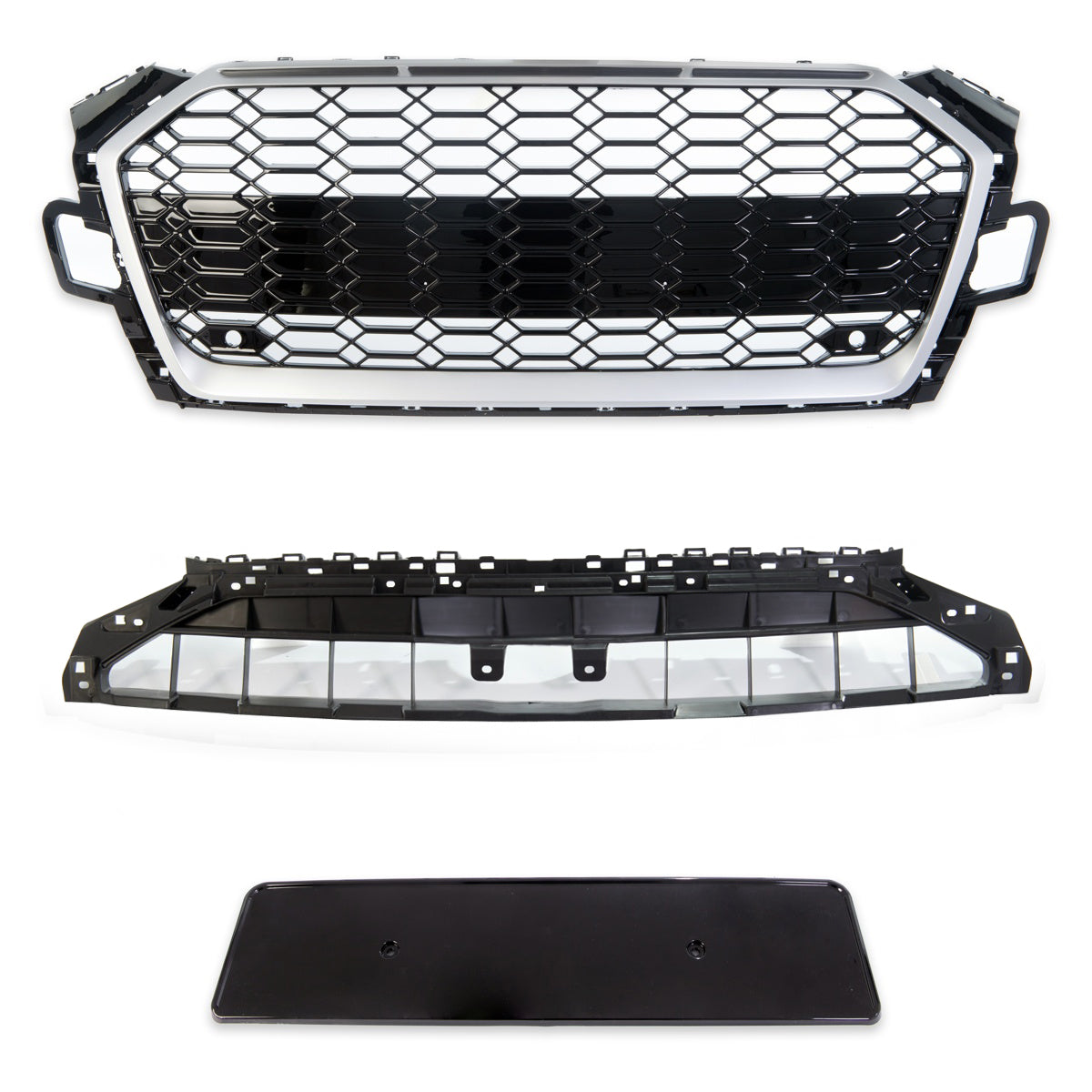 Front Grille Silver passend für Audi A5 F5 2020-2024 – Bild 2