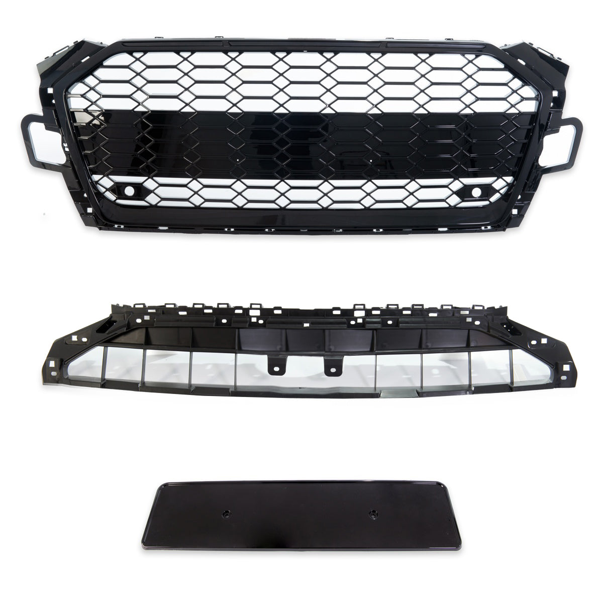 Front Grille Gloss Black passend für Audi A5 F5 2020-2024 – Bild 2