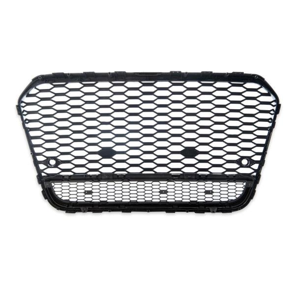 Wabengrill Kühlergrill schwarz glanz passend für AUDI A6 C7 4G Limo Avant 2010-2014 PDC