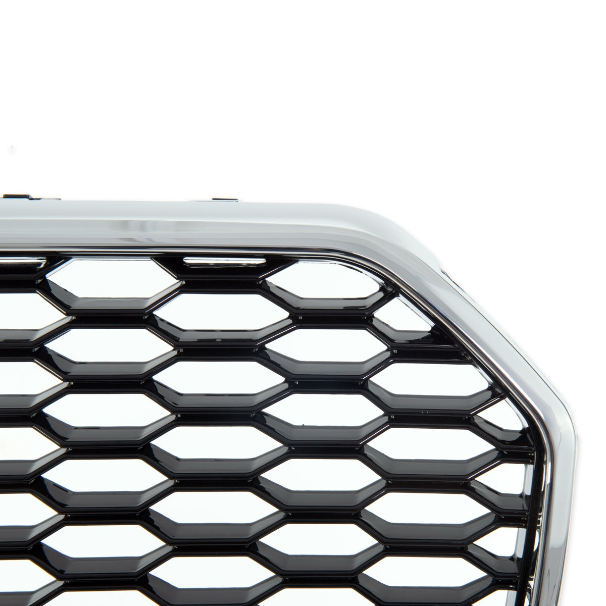 Front Grille Silver & Gloss Black passend für Audi A6 C7 4G 2015-2018 – Bild 4