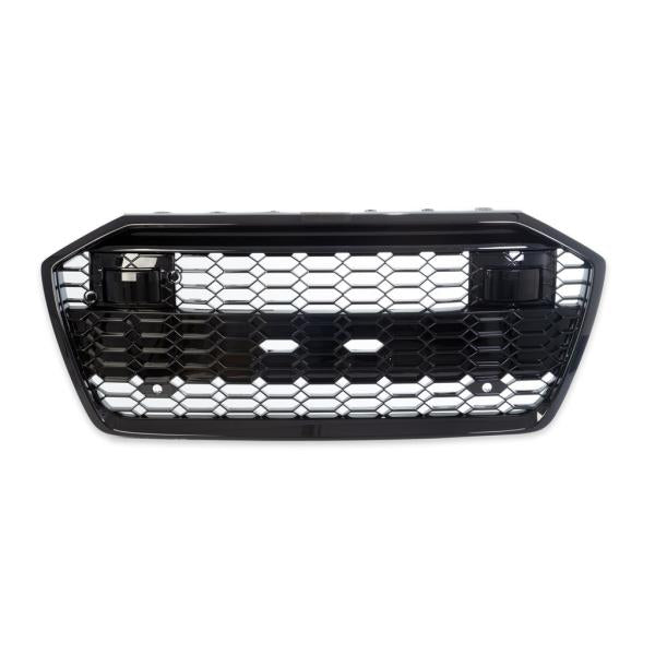 Wabengrill Kühlergrill Schwarz glanz Gitter passt passend für Audi A6 F2 C8 nicht RS6