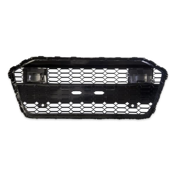 Wabengrill Kühlergrill Schwarz glanz Gitter passt passend für Audi A6 F2 C8 nicht RS6