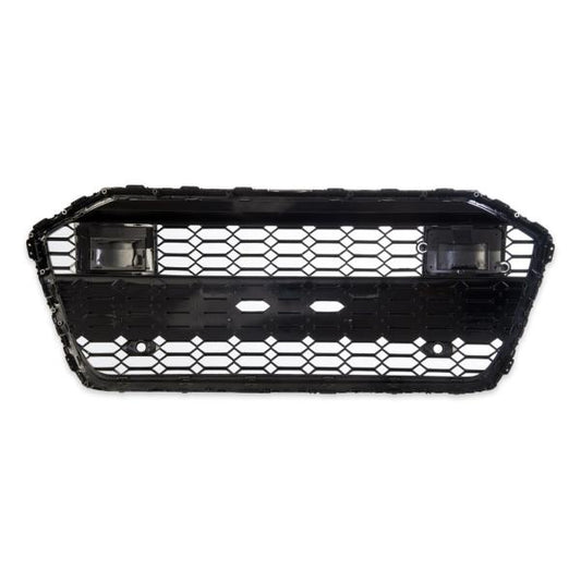 Wabengrill Kühlergrill Schwarz glanz Gitter passt passend für Audi A6 F2 C8 nicht RS6