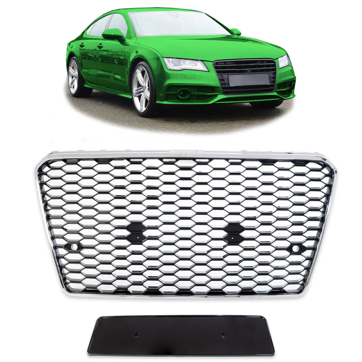 Front Grille Chrome passend für Audi A7 4G Sportback 2010-2014 – Bild 1