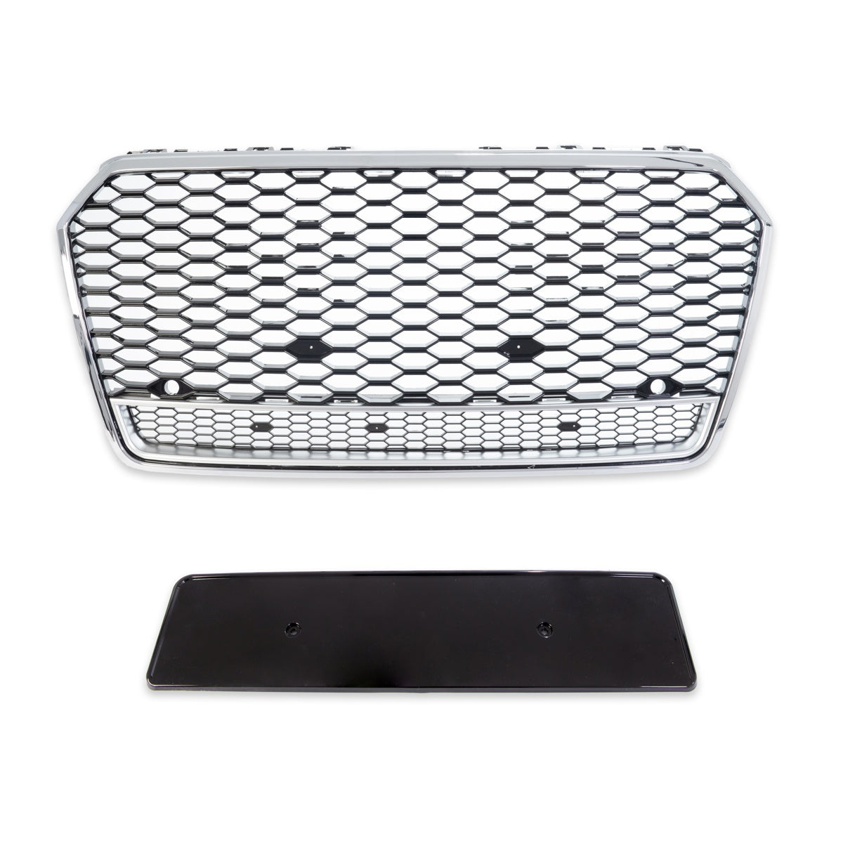 Front Grille Chrome & Gloss Black passend für Audi A7 4G Sportback 2014-2018 – Bild 2