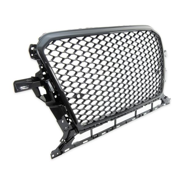 Kühlergrill Wabendesign Grill Schwarz glanz passend für Audi Q5 8R ab 2012-2017