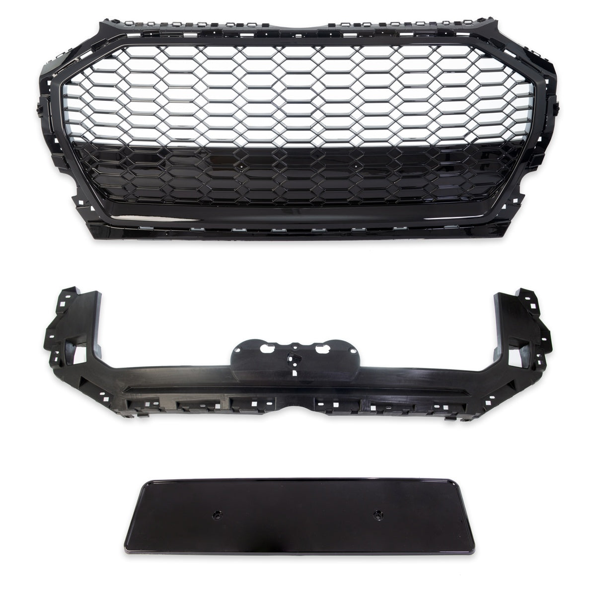 Front Grille Gloss Black passend für Audi Q5 FY Facelift 2020-2024 – Bild 2