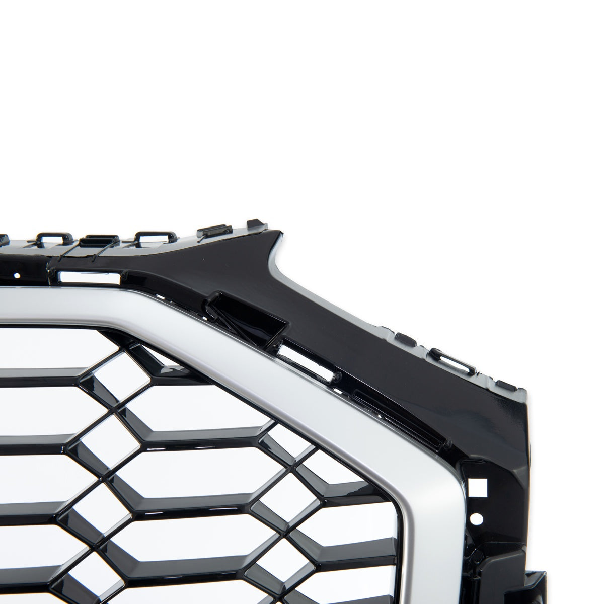 Front Grille Silver passend für Audi Q5 FY Facelift 2020->> – Bild 3