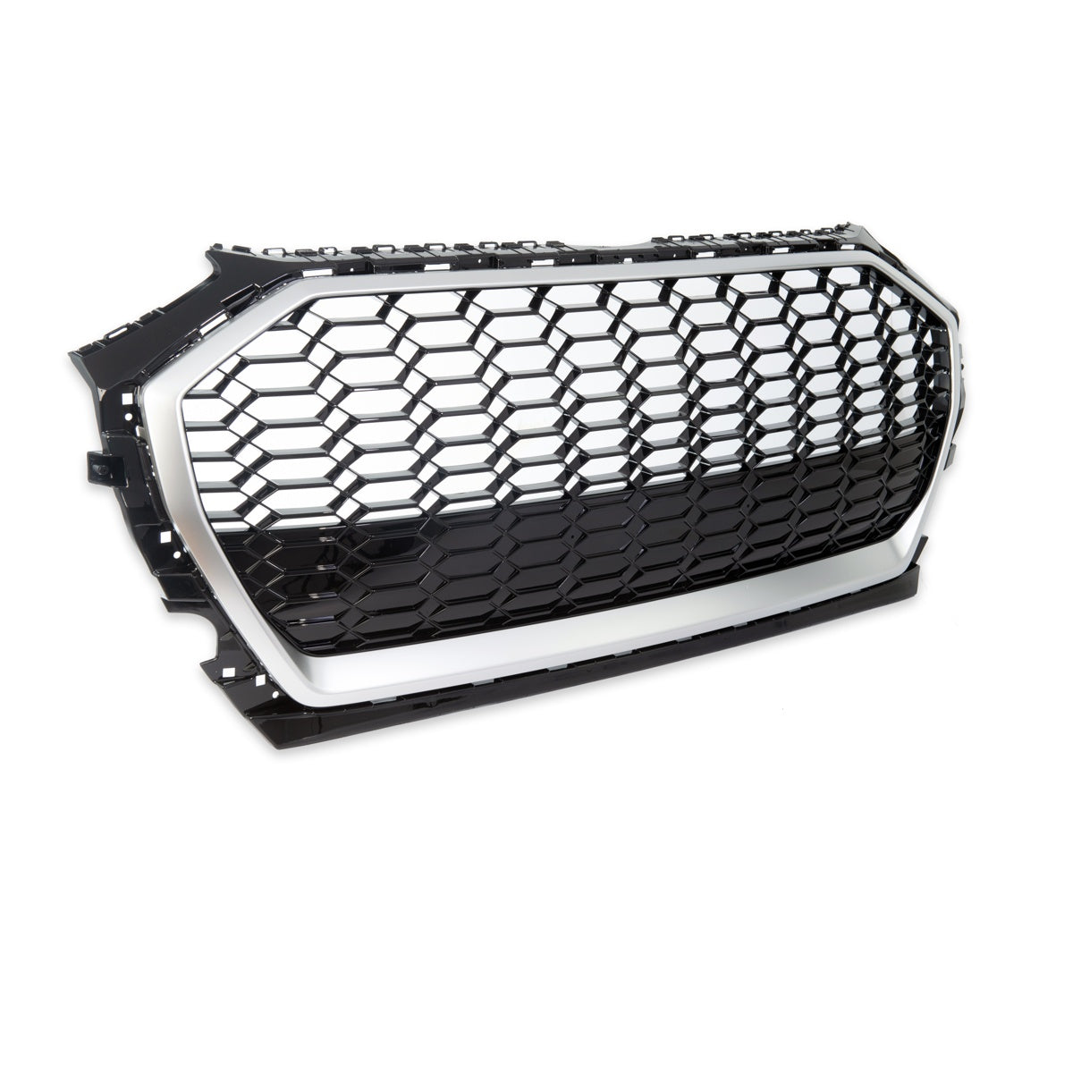Front Grille Silver passend für Audi Q5 FY Facelift 2020->> – Bild 5