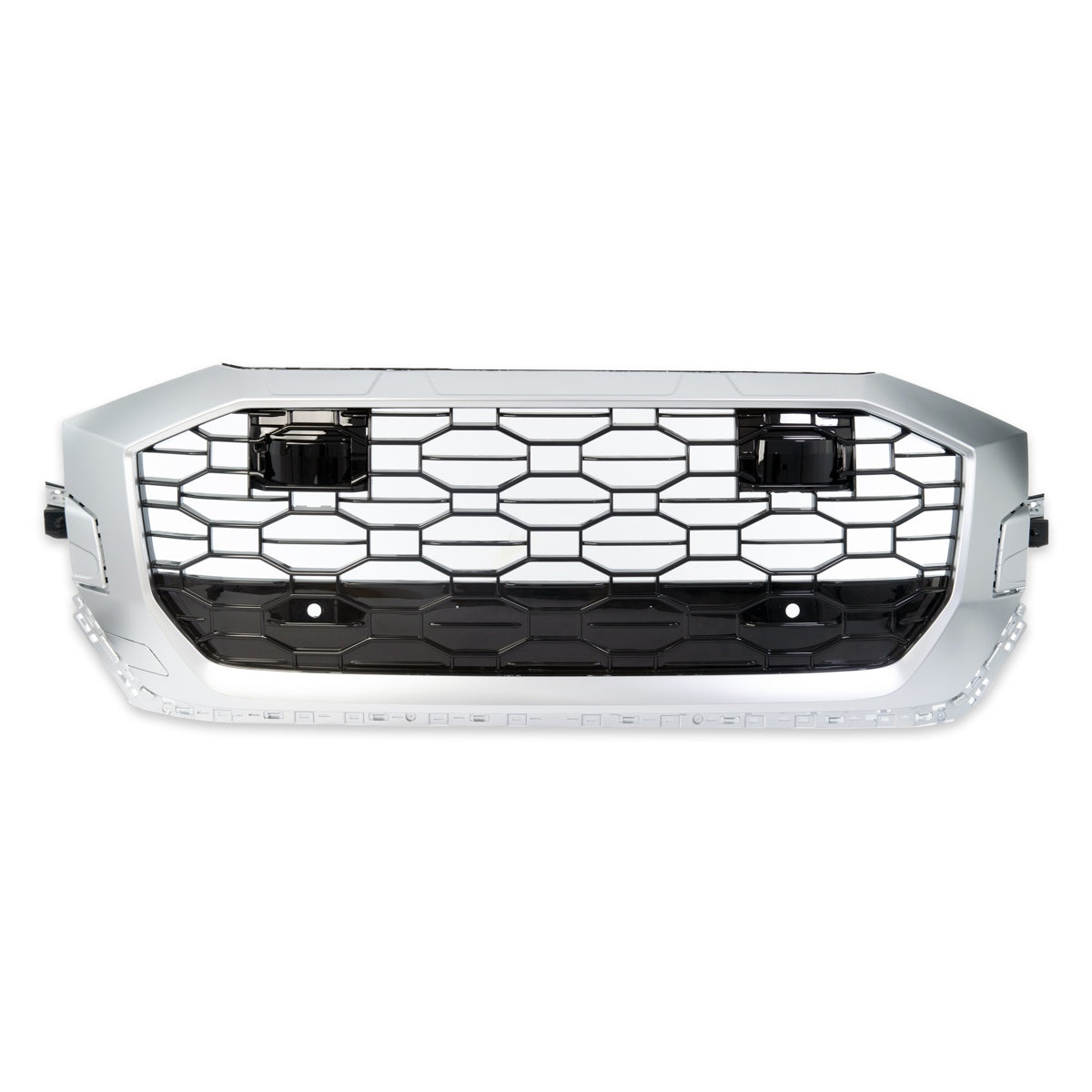 Sport Grille Silver Matt & Gloss Black passend für Audi Q8 2019-present – Bild 3