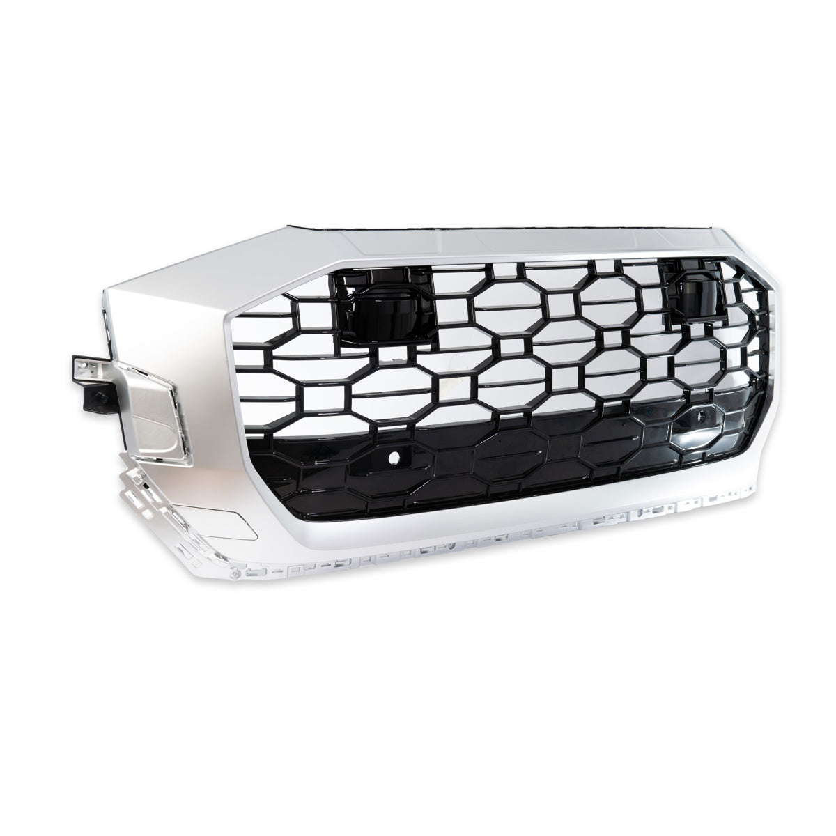 Sport Grille Silver Matt & Gloss Black passend für Audi Q8 2019-present – Bild 4
