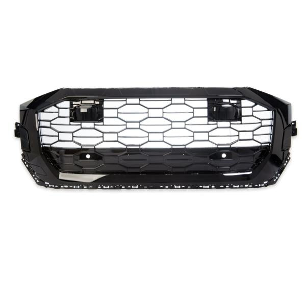 Kühlergrill Waben Grill Sport Schwarz Glanz passt passend für Audi Q8 4M außer RSQ8