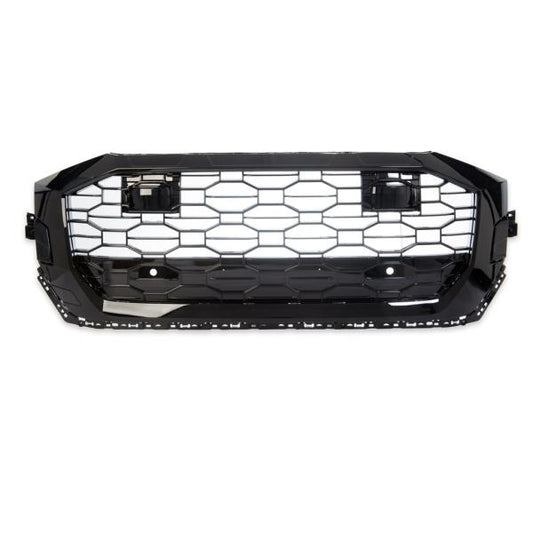 Kühlergrill Waben Grill Sport Schwarz Glanz passt passend für Audi Q8 4M außer RSQ8