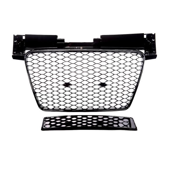 Kühlergrill Wabengrill Schwarz glanz passt passend für Audi TT 8J 06-16