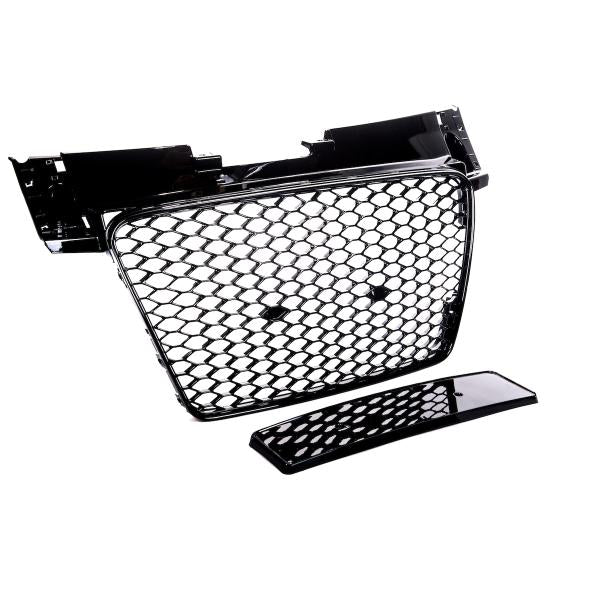 Kühlergrill Wabengrill Schwarz glanz passt passend für Audi TT 8J 06-16