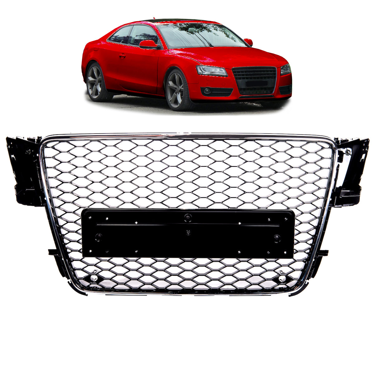 Front Grille Chrome passend für Audi A5 8T 2007-2011 – Bild 1