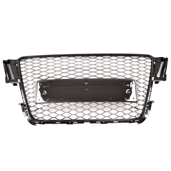Sport Kühlergrill Wabengrill schwarz hochglanz passend für Audi A5 8T ab 07-12 kein RS5