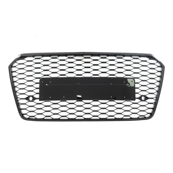 Wabengrill Kühlergrill schwarz glanz passt passend für Audi A7 C7 ab 2014-2018 kein RS7