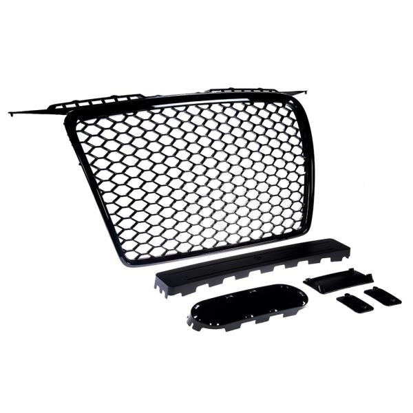 Kühlergrill Waben Grill Schwarz hochglanz passt passend für Audi A3 8P 03-08