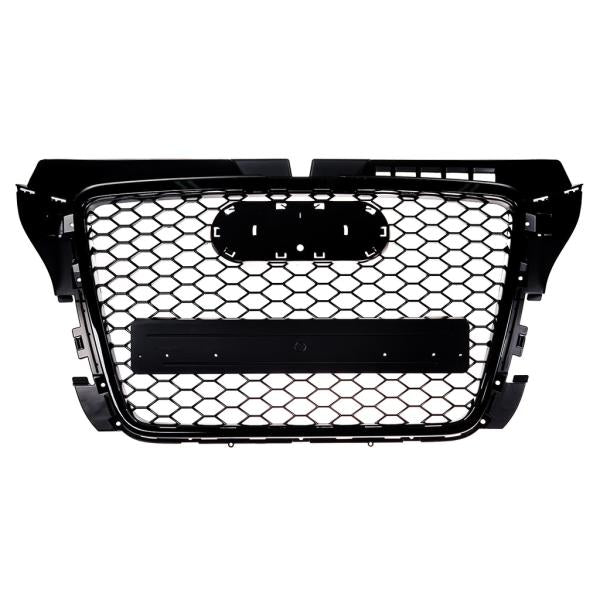 Sportgrill / Kühlergrill passend für Audi A3 8P Facelift 08-12 Hochglanz Schwarz