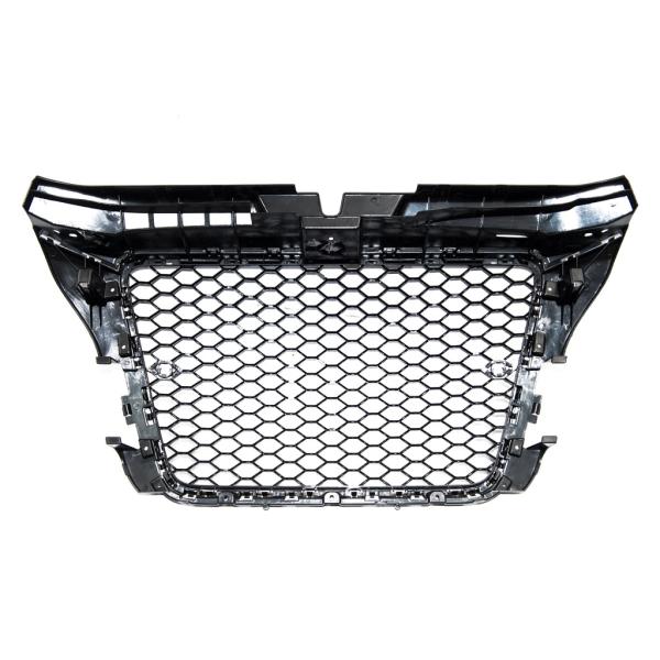 Kühlergrill Wabengrill Schwarz Chrom passend für Audi A3 8P Facelift 08-13 nicht S + RS3