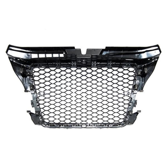 Kühlergrill Wabengrill Schwarz Chrom passend für Audi A3 8P Facelift 08-13 nicht S + RS3