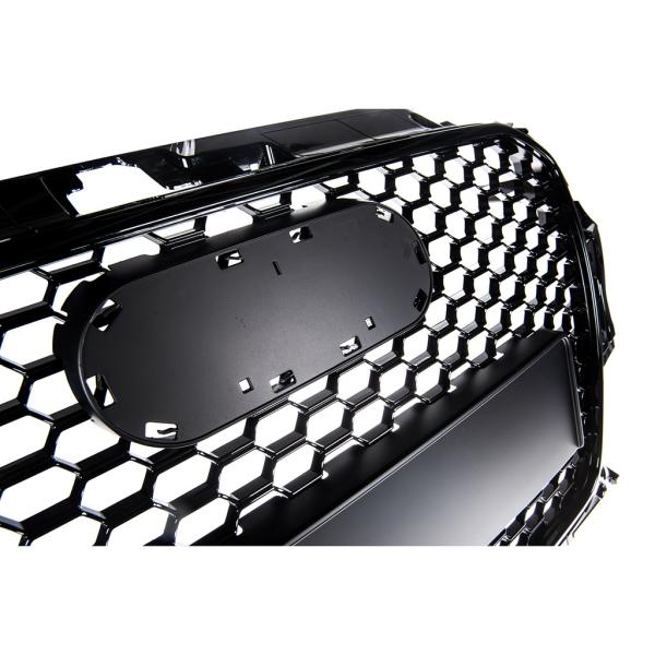 Sportgrill / Kühlergrill passend für Audi A3 8V 12-16 Hochglanz Schwarz in Wabendesign