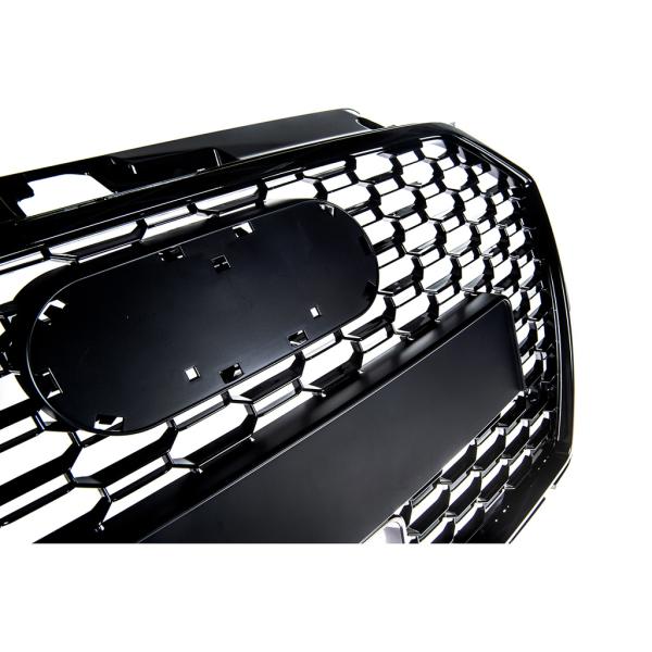 Kühlergrill Wabengrill PDC Schwarz Glanz passt passend für Audi A3 8V Facelift ohne RS3