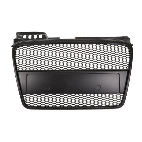 Sportgrill / Kühlergrill passend für Audi A4 B7 05-08 matt-schwarz in Wabengitter Optik