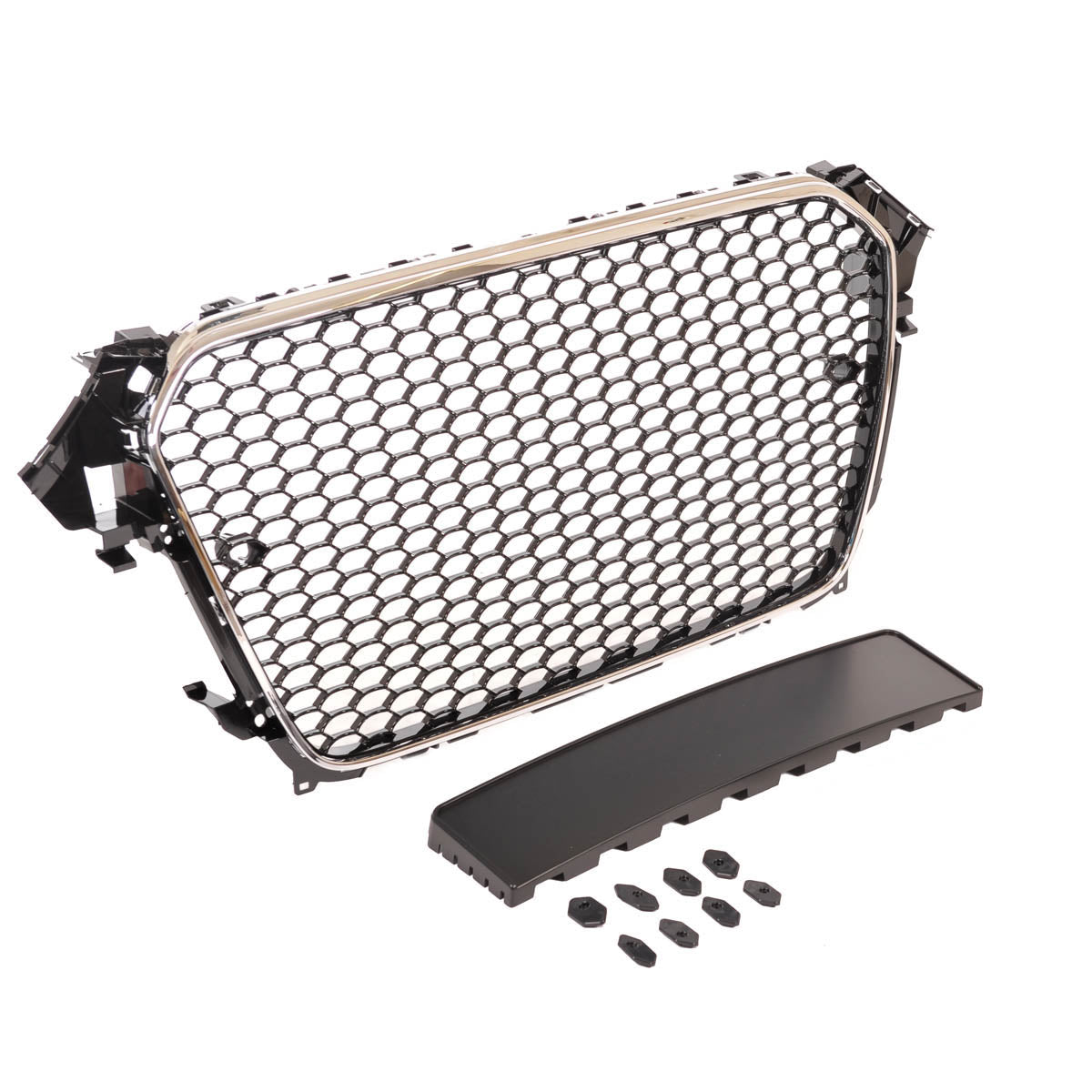 Front Grille Chrome & Black passend für Audi A4 B8 8K 2013-2016 – Bild 2