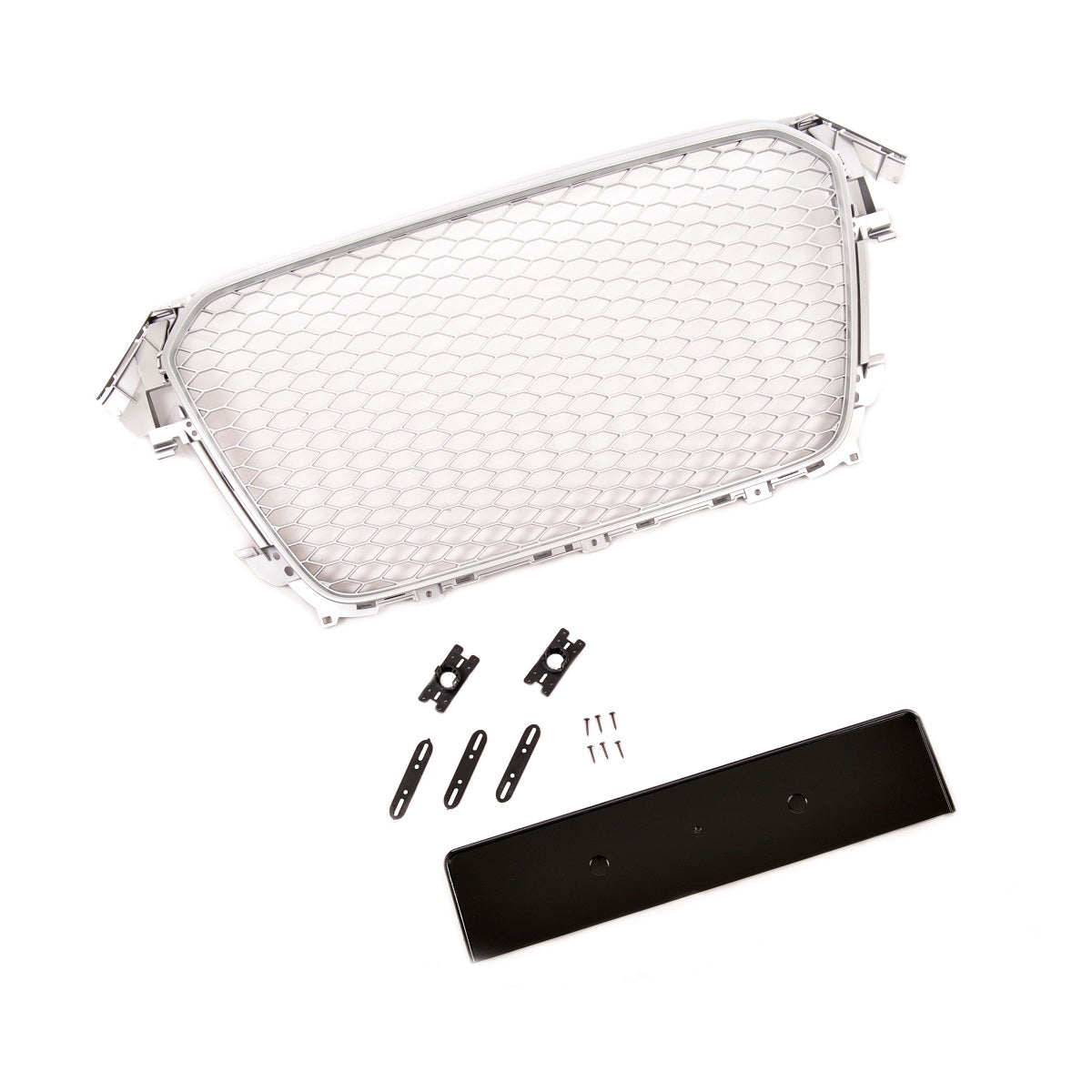 Front Grille Silver Matt passend für Audi A4 B8 (8K) Sedan Avant 2013-2016 – Bild 5