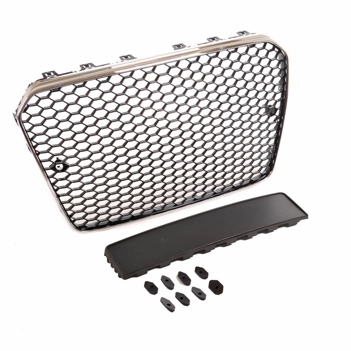 Front Grille Chrome & Black passend für Audi A5 8T Facelift 2011-2016 – Bild 2