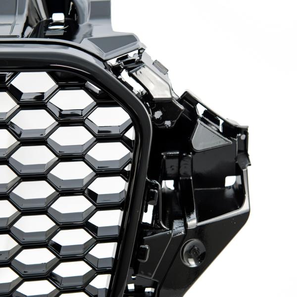 Sport Kühlergrill Wabengrill Schwarz glanz passt passend für Audi A3 8V kein RS3 Quattro