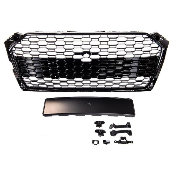 Kühlergrill Grill Wabendesign hochglanz Schwarz passt passend für Audi A5 F5 kein S5 RS5
