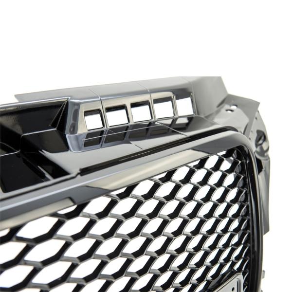 Kühlergrill Waben für PDC Schwarz Glanz passend für Audi A3 8P Facelift 08-13 nicht RS3