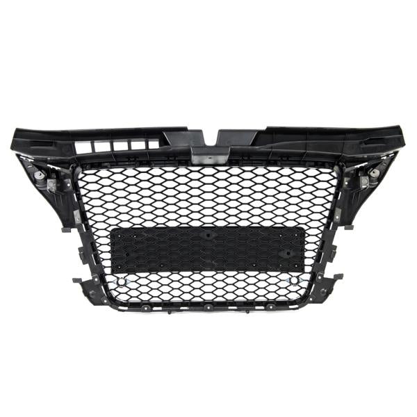 Kühlergrill Waben für PDC Schwarz Glanz passend für Audi A3 8P Facelift 08-13 nicht RS3