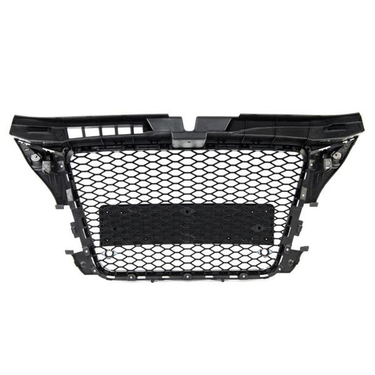 Kühlergrill Waben für PDC Schwarz Glanz passend für Audi A3 8P Facelift 08-13 nicht RS3