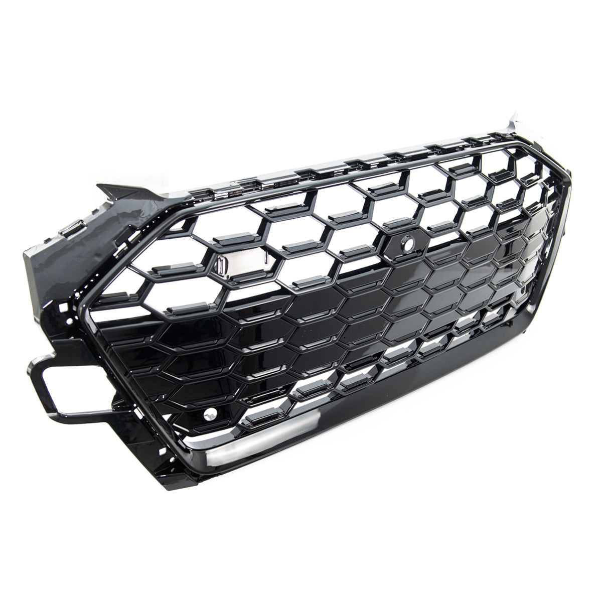 Front Grille Silver & Black passend für Audi A4 B9 8W Facelift 2019-2023 – Bild 3