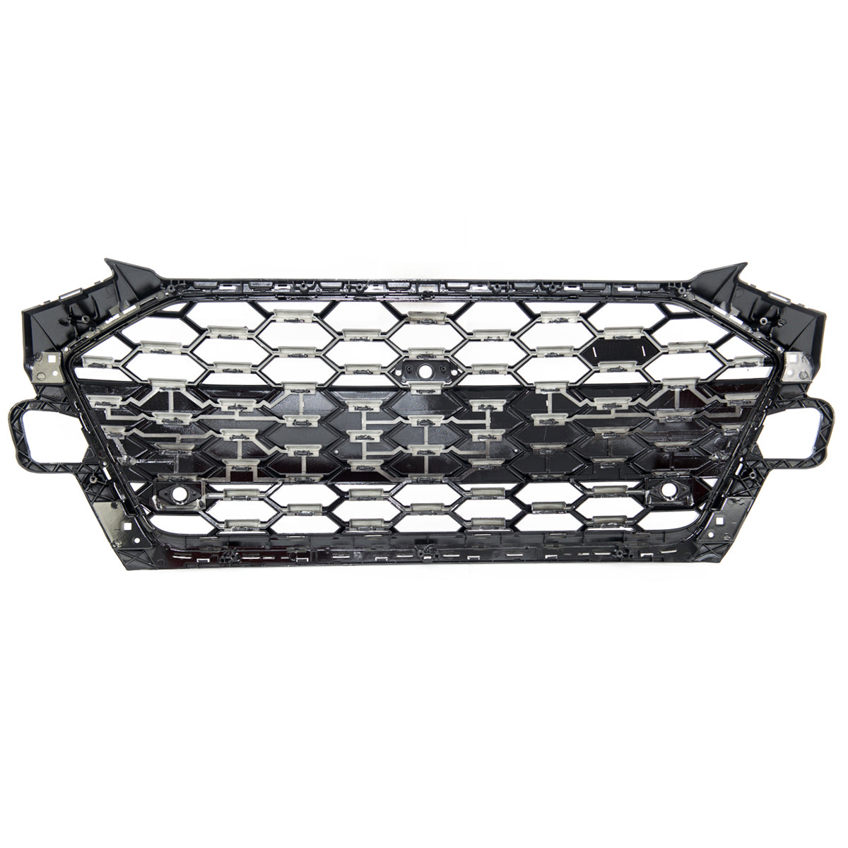 Front Grille Silver & Black passend für Audi A4 B9 8W Facelift 2019-2023 – Bild 5