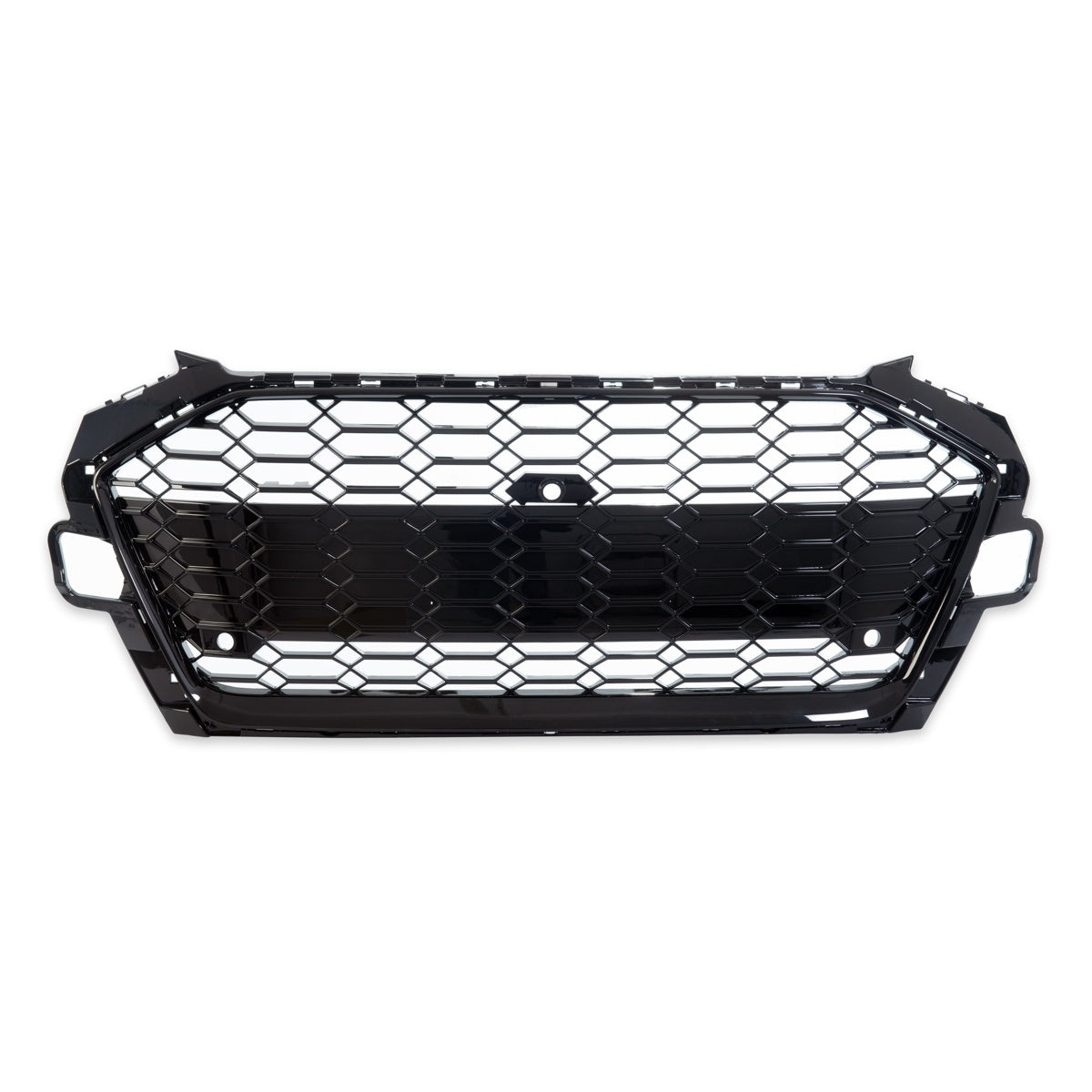 Gloss Black Front Grille with Camera passend für Audi A4 B9 2019-2023 – Bild 2