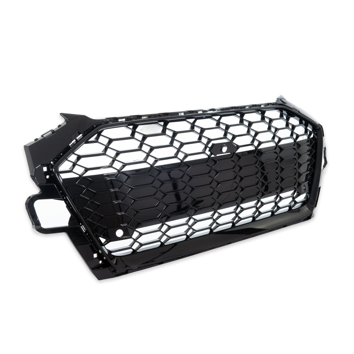 Gloss Black Front Grille with Camera passend für Audi A4 B9 2019-2023 – Bild 4