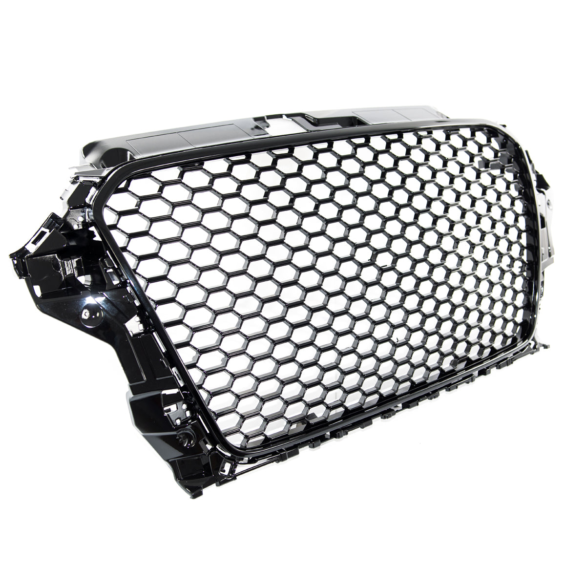 passend für Audi A3 (8V) 2012-2016 Gloss Black Front Grille without PDC – Bild 4